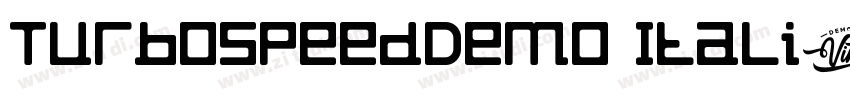 TurboSpeedDemo Itali字体转换